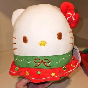 NWT Hello Kitty Christmas 8” Sanrio Squishmallow